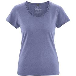 HempAge Damen Hanf T-Shirt (M, Lavender) von HempAge
