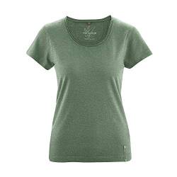HempAge Damen Hanf T-Shirt (M, herb) von HempAge
