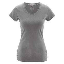 HempAge Damen T-Shirt Hanf/Bio-Baumwolle/Elasthan Taupe L von HempAge