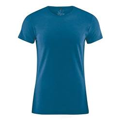 HempAge Herren Kurzarm-Shirt Basic Hanf/Bio-Baumwolle Sea M von HempAge