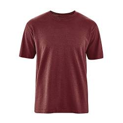 HempAge Herren T-Shirt Hanf/Bio-Baumwolle Chestnut L von HempAge