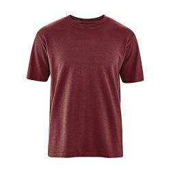 HempAge Herren T-Shirt Hanf/Bio-Baumwolle Chestnut S von HempAge