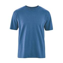 HempAge Herren T-Shirt Hanf/Bio-Baumwolle Sea L von HempAge