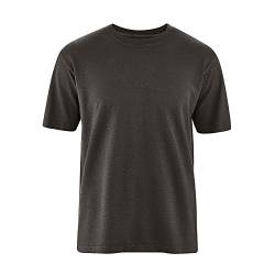 HempAge Herren T-Shirt Ottfried Baumwolle KBA/Hanf, Farbe: Black/Größe: XL von HempAge