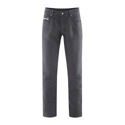 HempAge Unisex Erwachsene 100% Hanf Jeans, Farbe: Anthrazit, Gr.: 32-34 von HempAge