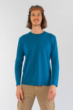 Leichtes Basic Longsleeve aus Hanf & Bio Baumwolle, Leinen & Hanf von HempAge