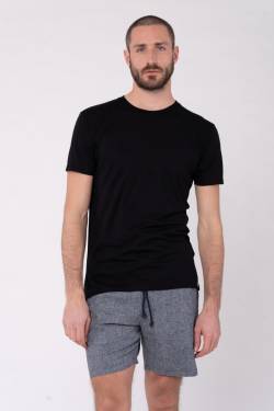 Slim-fit T-Shirt aus Hanf & Bio Baumwolle, Leinen & Hanf von HempAge