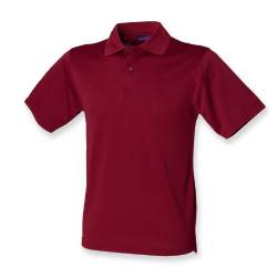 Henbury Coolplus ® Polo-Shirt Burgund XL von Henbury