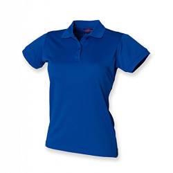Henbury Damen Coolplus® Polo-Shirt / Polohemd, (Small) (Royalblau) von Henbury