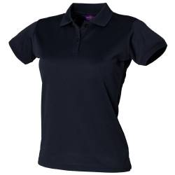 Henbury Damen Coolplus® Polo-Shirt / Polohemd, (XL) (Marineblau) von Henbury