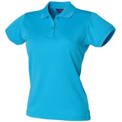 Henbury Damen Coolplus® Polo-Shirt / Polohemd, (XL) (Türkis) von Henbury