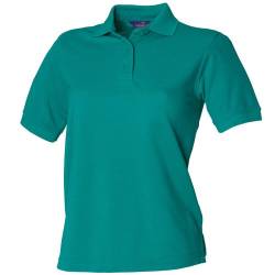 Henbury Damen Polo Shirt (XL) (Jade) von Henbury