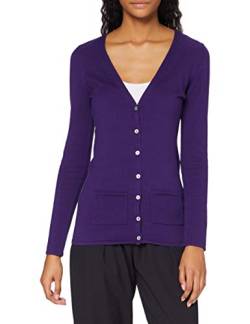 Henbury Damen Strickjacke mit V-Ausschnitt (3XLarge) (Violett) von Henbury