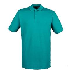 Henbury Herren Pique Polo-Shirt (2XL) (Kräftige Jade) von Henbury
