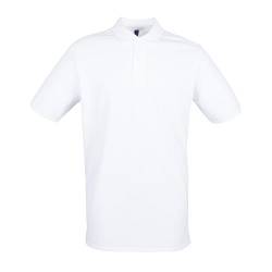 Henbury Herren Pique Polo-Shirt (2XL) (Weiß) von Henbury