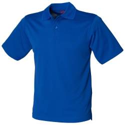 Henbury Herren Polo-Shirt Coolplus Pique (L) (Königsblau) von Henbury