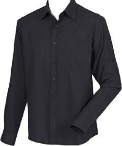 Henbury Herren robust, antibakteriell, Erwachsene Casual Vintage Long Sleeve Shirt von Henbury