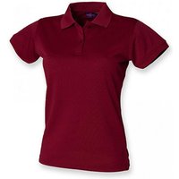 Henbury Poloshirt Damen Coolplus Wicking Polo Shirt / Mikro-Piqué von Henbury