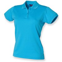 Henbury Poloshirt Damen Coolplus Wicking Polo Shirt / Mikro-Piqué von Henbury