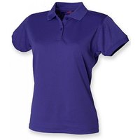 Henbury Poloshirt Damen Coolplus Wicking Polo Shirt / Mikro-Piqué von Henbury