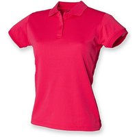 Henbury Poloshirt Damen Coolplus Wicking Polo Shirt / Mikro-Piqué von Henbury