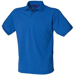 Henbury Schwere Pique Polo Shirt H400 Royal XXXL von Henbury