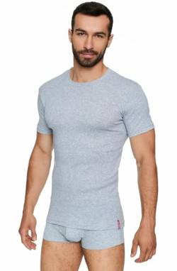 Henderson Herren T-Shirt Baumwolle (XXL, Grau) von Henderson
