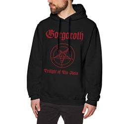 Henrnt Herren Kapuzenpullover Adult Gorgoroth Men's Fashion Long Sleeve Sweatshirt Drawstring Pullover Hoodies von Henrnt