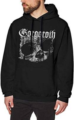 Henrnt Herren Kapuzenpullover Adult Gorgoroth Men's Fashion Long Sleeve Sweatshirt Drawstring Pullover Hoodies von Henrnt