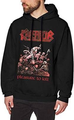 Henrnt Herren Kapuzenpullover Adult Kreator Men's Fashion Long Sleeve Sweatshirt Drawstring Pullover Hoodies von Henrnt