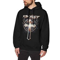 Henrnt Herren Kapuzenpullover Adult Skillet Band Men's Fashion Long Sleeve Sweatshirt Drawstring Pullover Hoodies von Henrnt