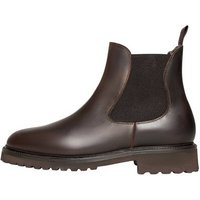 Henry Stevens Winston CB1 Businessschuh Chelseaboots Herren Boots Leder handgefertigt, Stiefelette von Henry Stevens