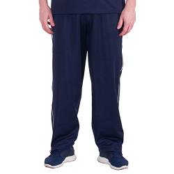 Henry Terre Herren Reha Sweat Hose Sporthose Durchgehender Reißverschluss, Farbe:Navy, Größe:3XL von Henry Terre