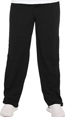 Henry Terre Reha Sweat Hose Herren Trainingshose Reißverschluss Jogginghose, Farbe:schwarz, Größe:S von Henry Terre