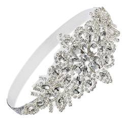 1920er Stirnbänder für Damen,Glitzer Kristall Diamant 1920er Stirnband Damen Haarreif Gatsby Kostüm Accessoires 20er Jahre Flapper Haarband Party Hochzeit Kopfschmuck Haarschmuck für Frauen von Herbests