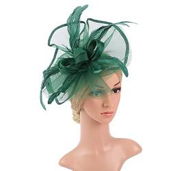 Fascinators 1920 Fascinator Hut Damen,Blumen Mesh Federn Clip Kopfschmuck Kopfbedeckungs Hut Flapper Feder Gatsby Haarreif Accessoires Haarnadel Haarschmuck Cocktailparty Hochzeit für Frauen Mädchen von Herbests