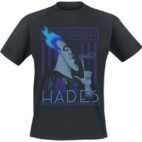 Hercules - Disney T-Shirt - Hades - S bis L - für Männer - Größe L - schwarz  - Lizenzierter Fanartikel von Hercules