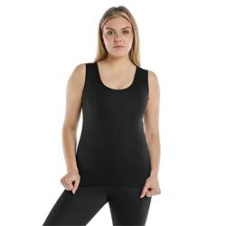 Damen Sauna Shirt ohne Ärmel/Thermo Saunaanzüg/Workout Bodyshaper/Figurformender für Fitness (sauna tshirt ohne armel, M) von Heré Mood