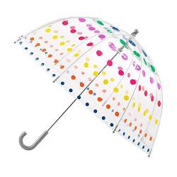 Herklotzn Kinder Klar Bubble Herren Damen Kinder Regenschirme Transparent Langer Mode , bunt von Herklotzn