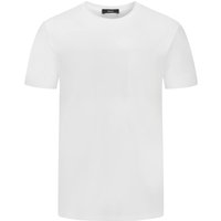Herno T-Shirt aus elastischem Material-Mix mit Brusttasche von Herno