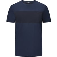 Herno T-Shirt aus elastischem Material-Mix mit Brusttasche von Herno