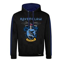 Harry Potter Property Of Ravenclaw (Kontrast-Pullover) Hoodie XL schwarz, Schwarz , XL von Heroes Inc.