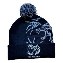 Heroes Inc Witcher Wolf Logo Beanie Mütze, mehrfarbig, Einheitsgröße, mehrfarbig, Einheitsgröße von Heroes Inc.