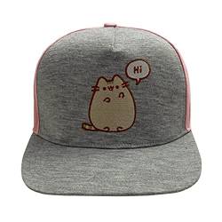 Pusheen Baseball Cap Hi Bye Logo Nue offiziell Grau Snapback von Heroes Inc.