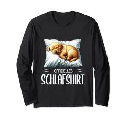 Offizielles Schlafshirt Hund Schlafanzug Labrador Retriever Langarmshirt von Herren Damen Kinder Nachthemd Hunde Pyjama