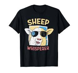 Sheep Whisperer | Schaf Landwirt Bauernhof Lustiges Schäfer T-Shirt von Herren Landwirt Geschenke Für Männer Bauer Kinder