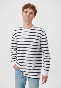 LONGE SLEEVE SHIRT | Gestreiftes Langarmshirt von Herren