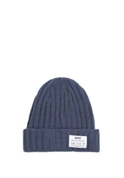 MÜTZE | Beanie mit Logo-Patch von Herren