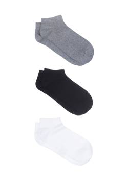 SOCKEN | 3er-Pack Füßlinge von Herren