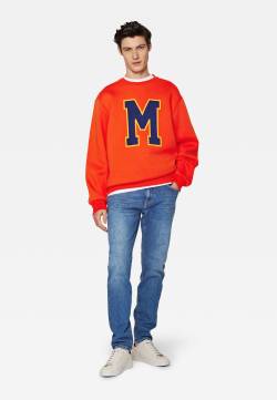 SWEATSHIRT | Sweatshirt mit M Print von Herren